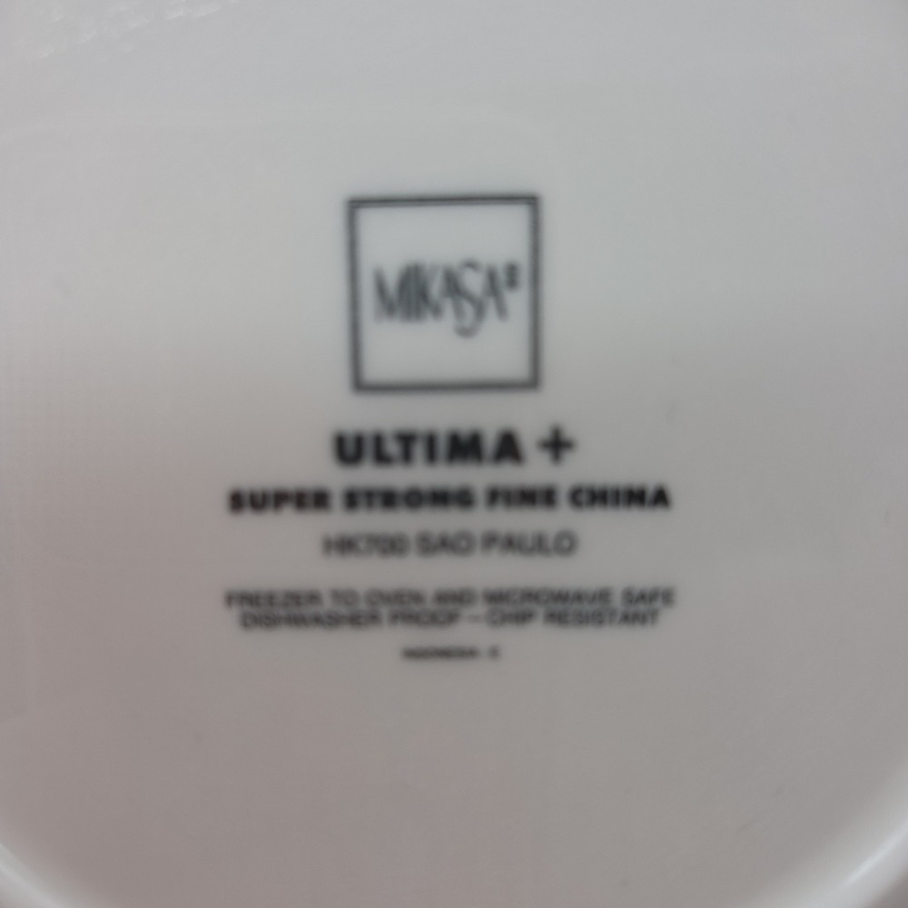 Lot Of 3 Mikasa Sao Paulo Soup Bowls Fine China Ultima+ Super Strong 9.5" HK700 - Picture 4 of 11